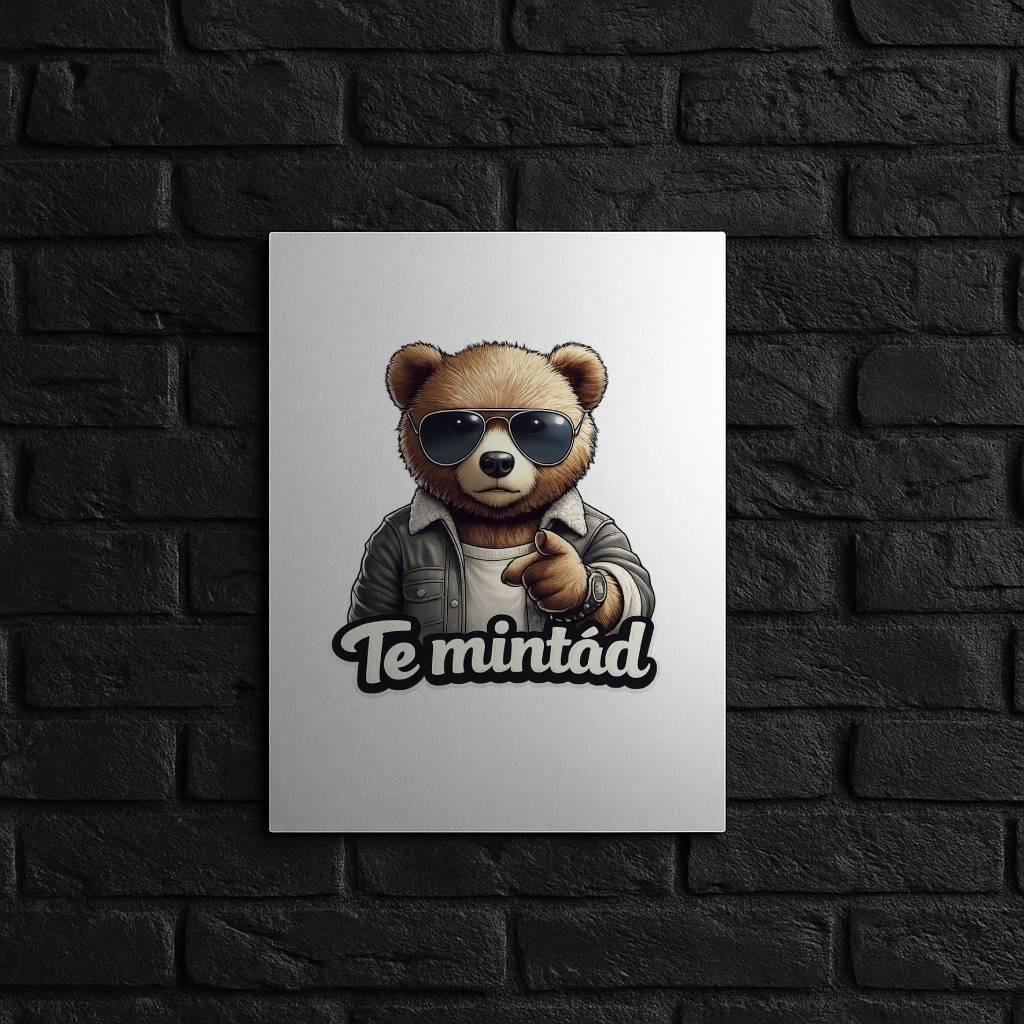 Álló alumínium dekor lap – egyedi nyomattal, 15×20 cm